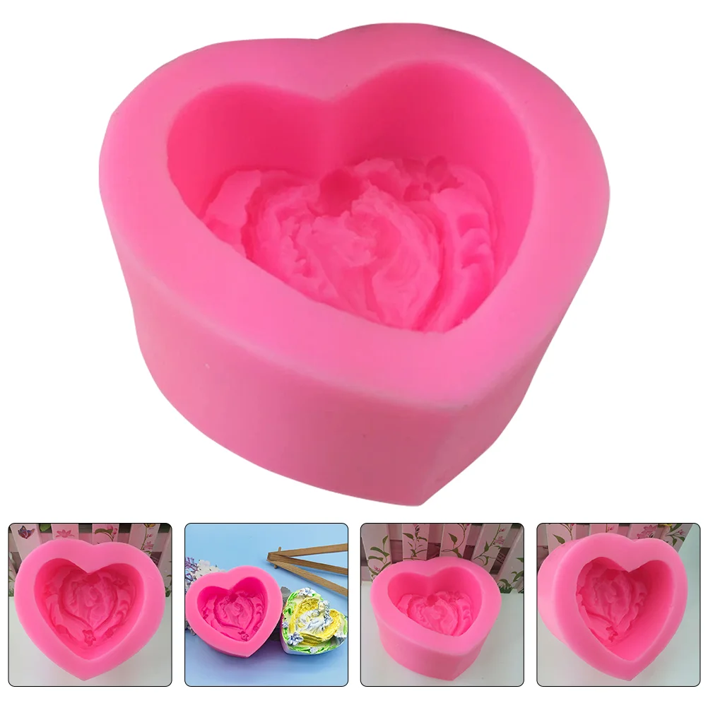 

Heart Fondant Silicone Cake Mold Chocolate Mold Creative Tool