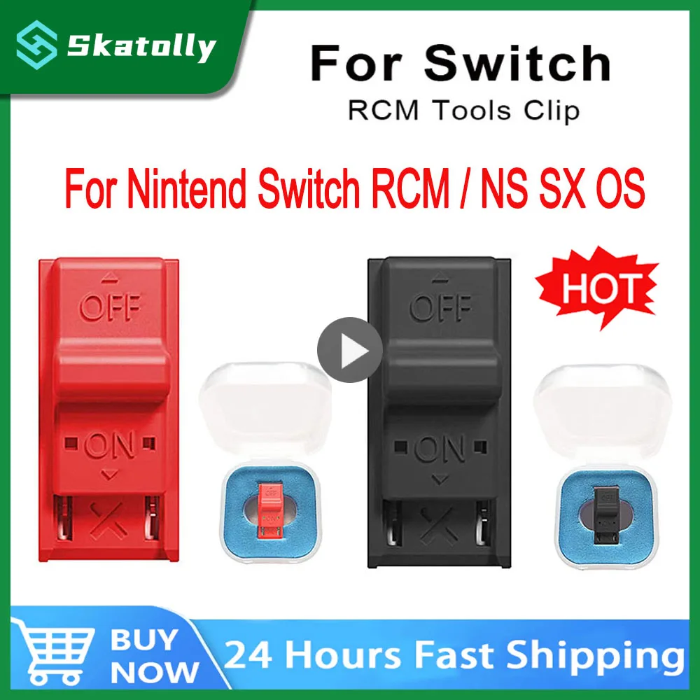 

Замена RCM инструменты зажим для короткого замыкания модифицировать файл пластиковый коннектор для Nintendo Switch RCM / NS SX OS пластиковый коннектор