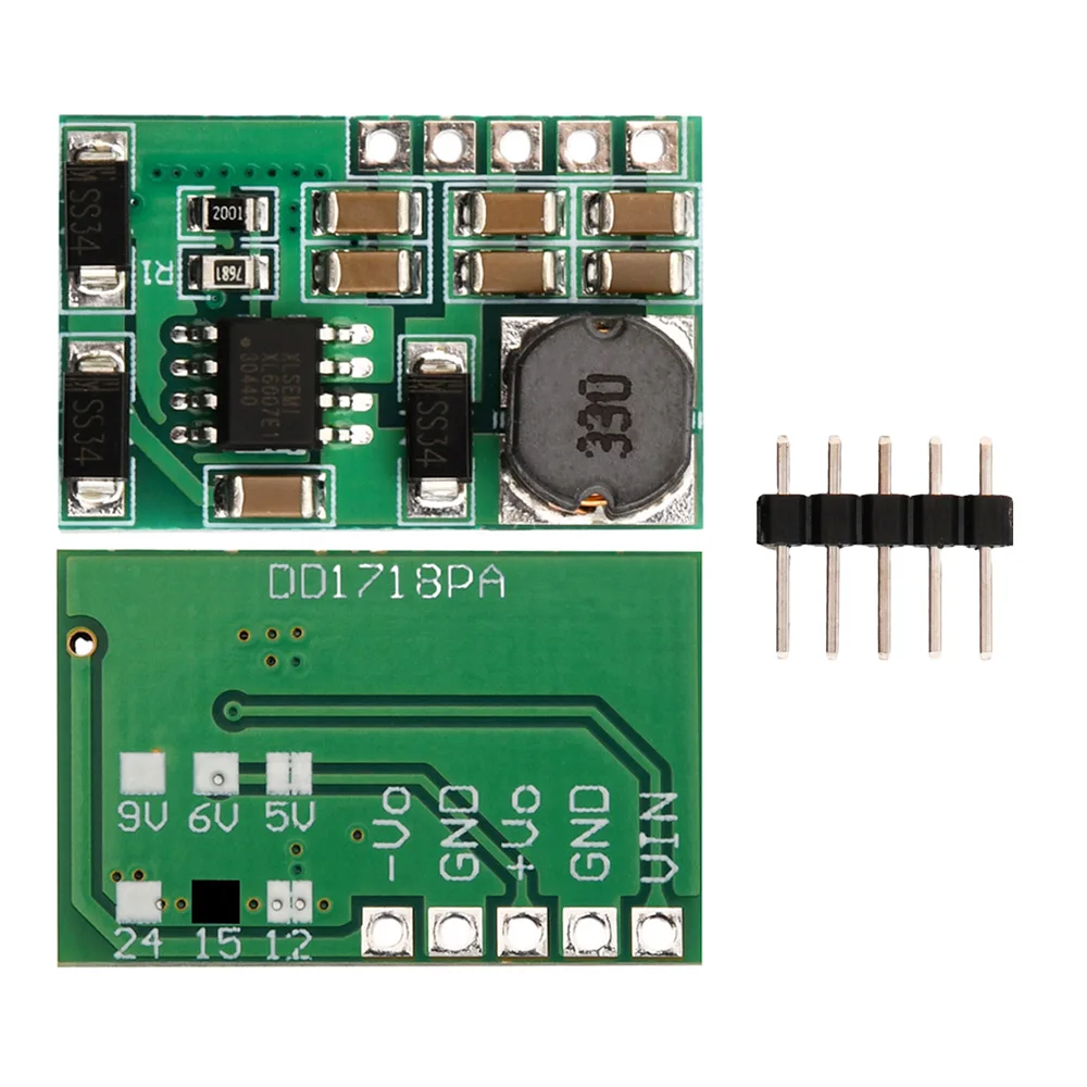

Aideepen Boost Converter DC 3-18V to ±5V/6V/9V/12V/15V/24V