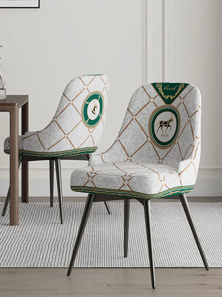 

European dining chair package seat cover elastic hotel seat cover American light luxury integral household chair cover chair