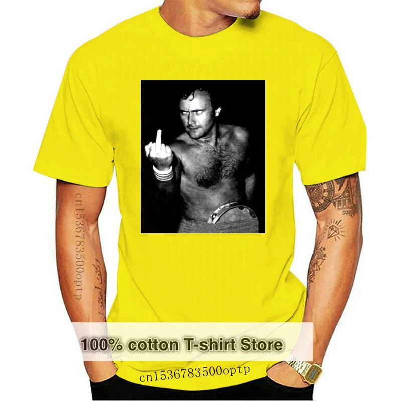 

Футболка Фил Коллинз, белая, размер S-Xxxl