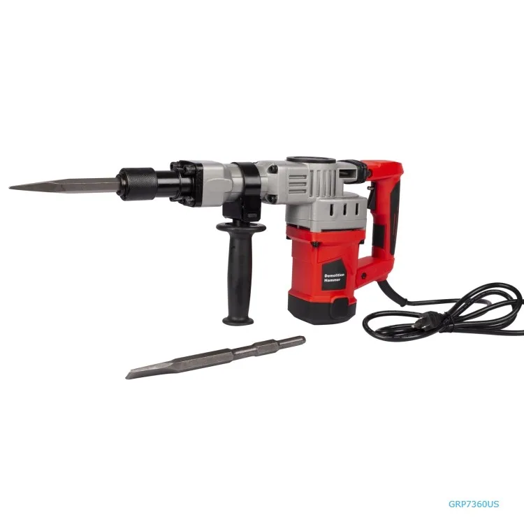 

110v electric jack hammer concrete breaker trigger lock remove electrical tools made in China