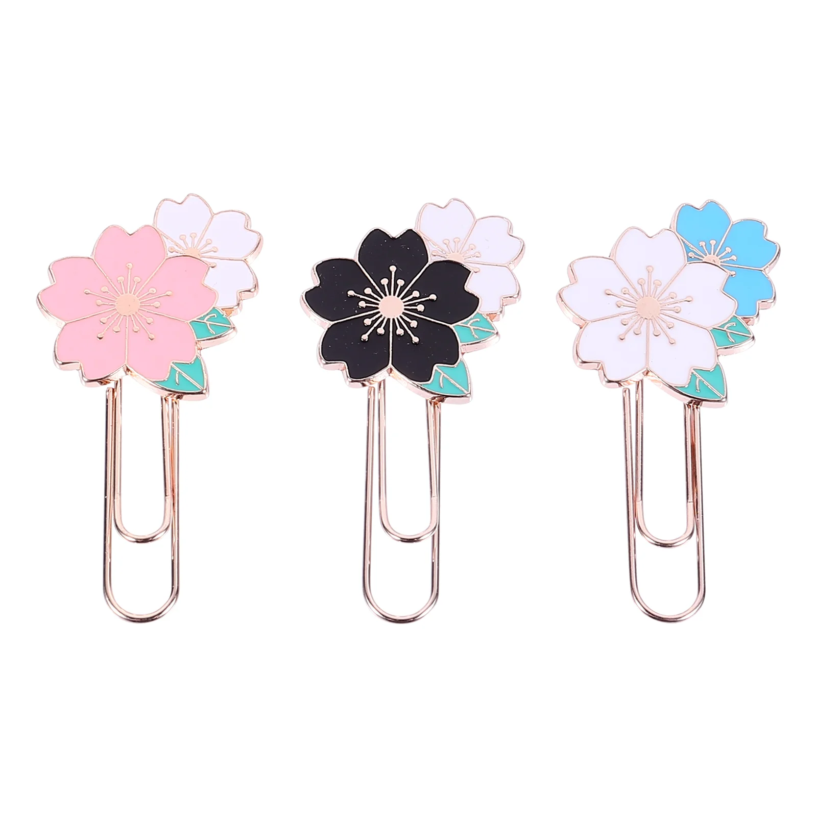 

Cherry Blossom Bookmarks For Kids Clips Office Supplies Sakura Design Page Marker Bookmark Memo Clamps