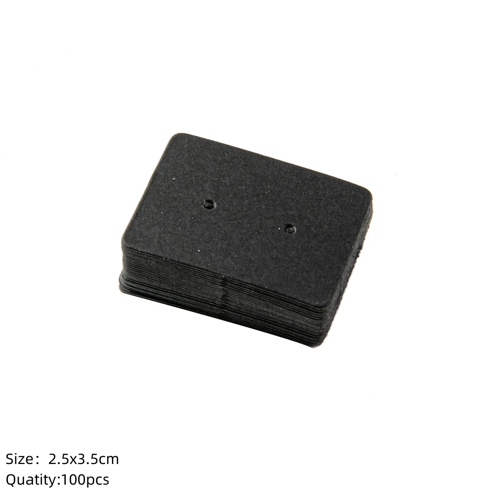 

Бумажные держатели для сережек 100 шт.