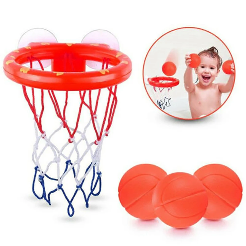 

Baby Kids Mini Shooting Basket Bathtub Water Play Set Basketball Backboard with 3 Balls Funny Shower Bath Fun Toys for Toddlers
