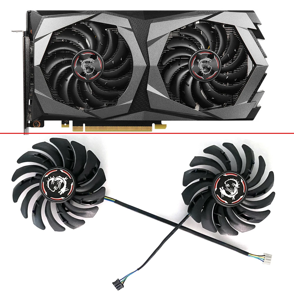 

NEW 87mm PLD09210S12HH 4PIN 0.40A RTX2060 GPU FAN For MSI GeForce RTX 2060 Super GAMING X Graphics Card Fan Cooling Fans