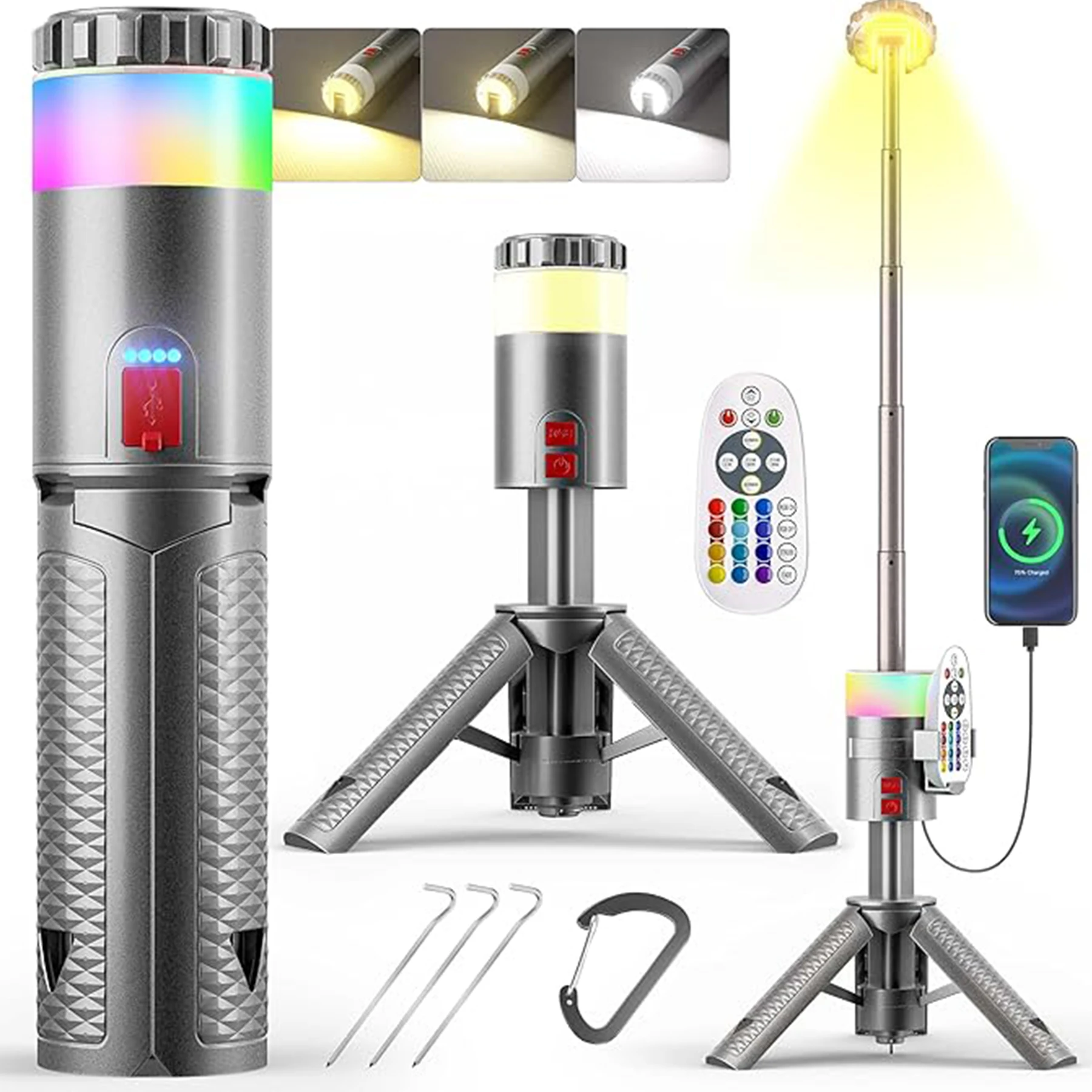 

Телескопический фонарь для кемпинга