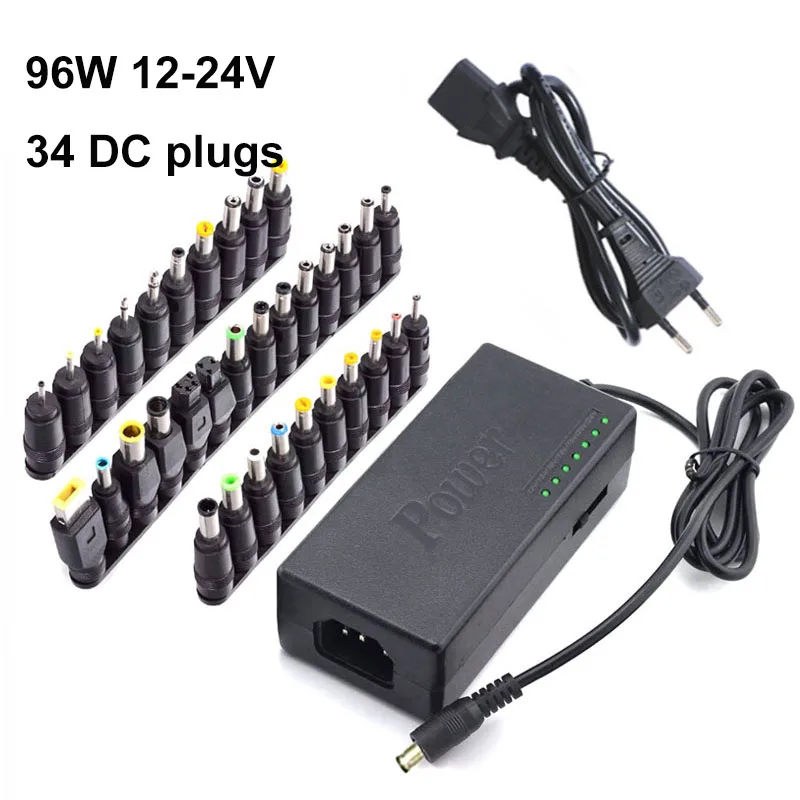 Регулируемый источник питания зарядное устройство 34 разъемная головка адаптер