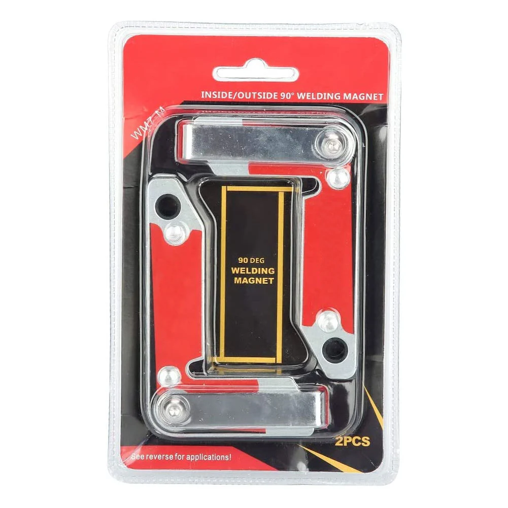 

2pcs Inside/Outside Magnet Welding Clamp Magnetic Holder Fixer Welder Tool 30/60/90 Degree Schweiß Schweiß Schweiß Schweiß