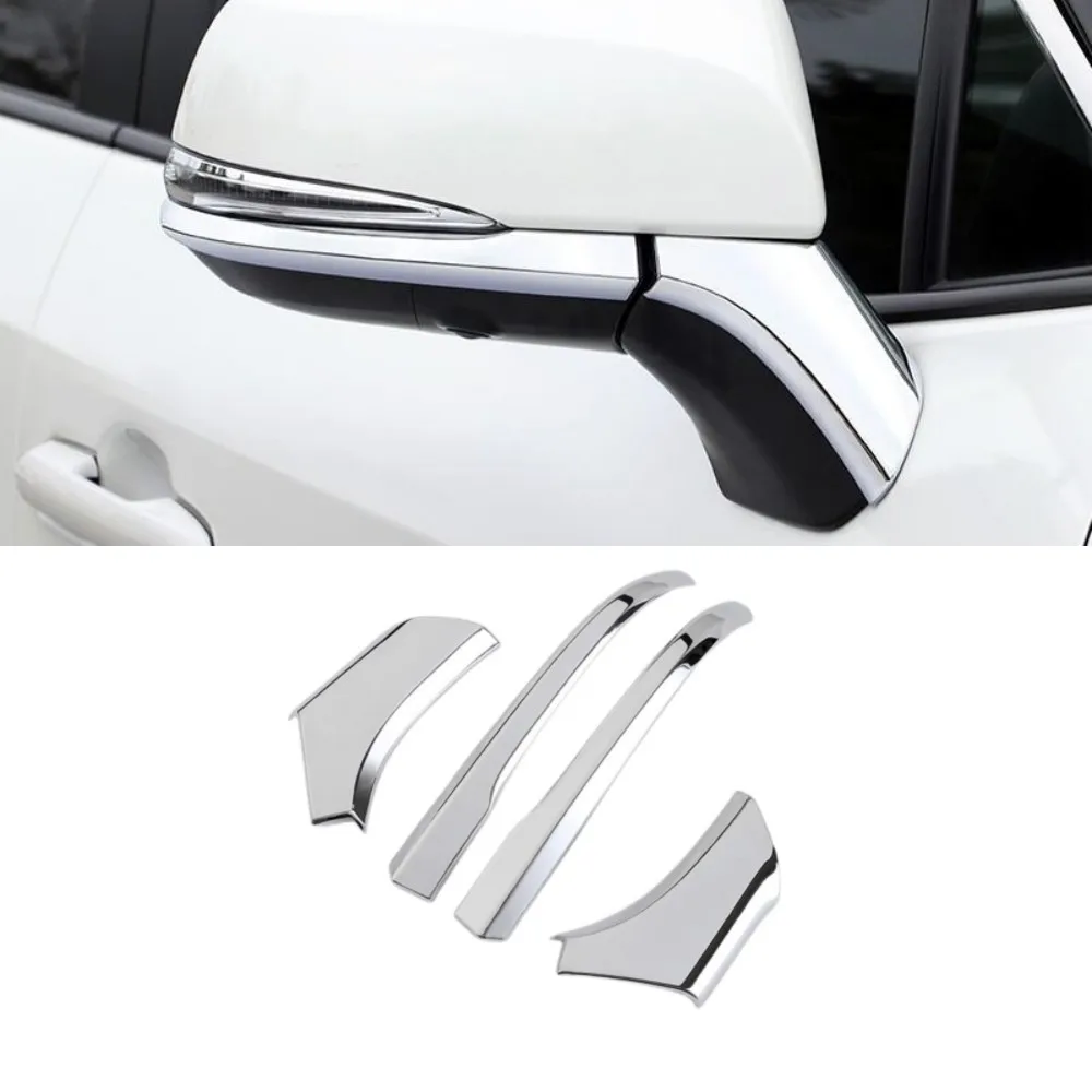 Для Toyota RAV4 XA50 2019 2020 2021-2023 RAV 4 XA 50 гибридное автомобильное зеркало заднего вида, боковая молдинговая крышка, накладка из АБС-пластика, хромированные аксессуары