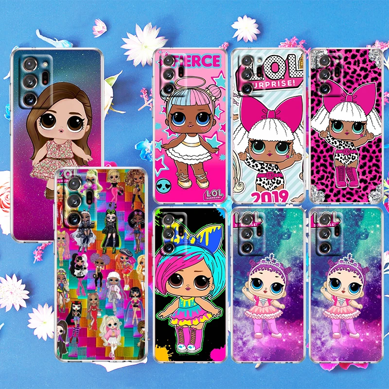 

L.O.L. SURPRISE Doll Art For Samsung S21 Plus S20 FE A52 A12 5G A8 A7 A6 A5 j4 j5 j6 j7 j8 2018 2017 Transparent Phone Case