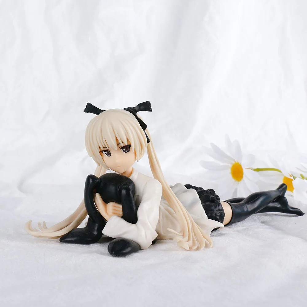 Kawaii Kasugano Sora Prone Position Action Figure Anime Yosuga no Sora Figurine Collectible Model Doll Toys Cake car Ornaments
