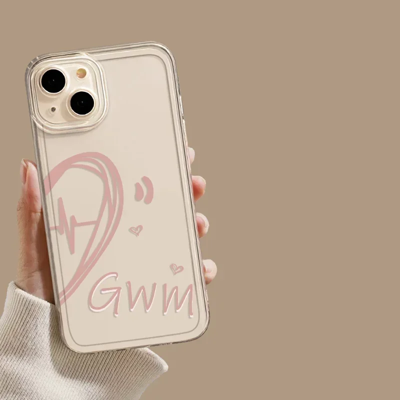 Чехол для телефона Sun Moon Clear Couple Samsung Galaxy S23 S24 S22 Ultra Plus Cover S22+ S23+ S24+ Lovers Heart Paired Shell Fundas