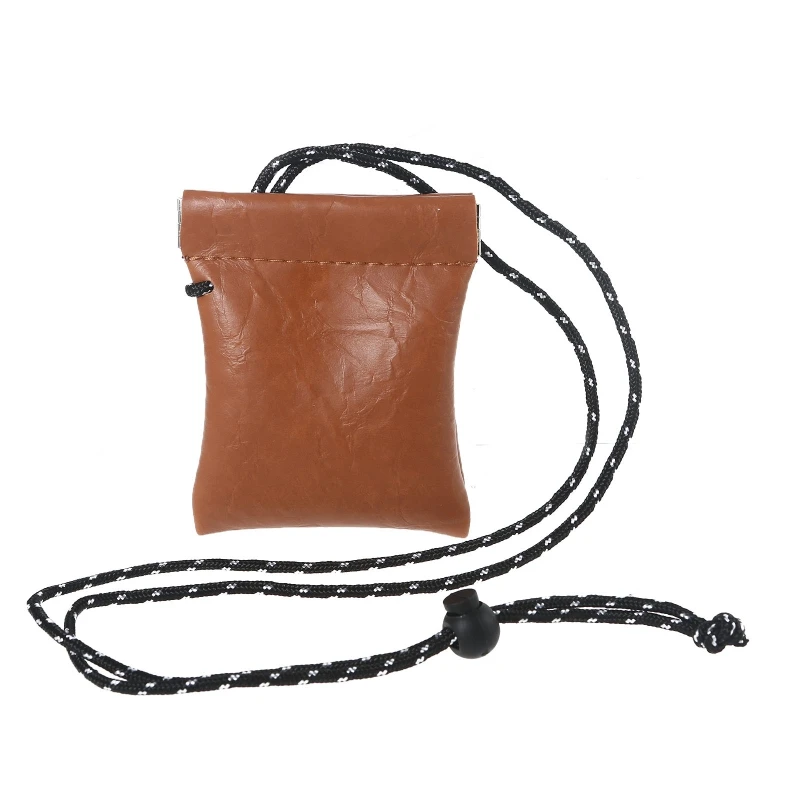 

Женские подвесные наушники на шею для ключей, чехол для монет, маленький кошелек для хранения, карта из искусственной кожи, для