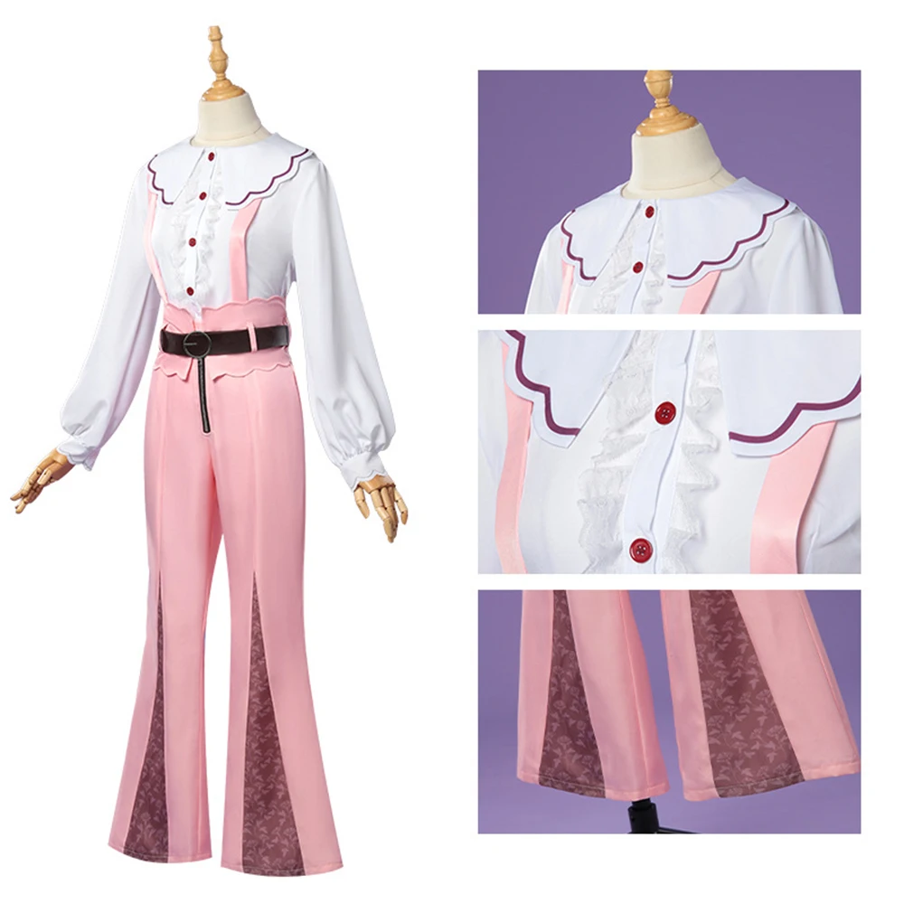 Аниме проект Sekai Colorful Stage Feat AKIYAMA MIZUKI косплей костюм женский топ розовый