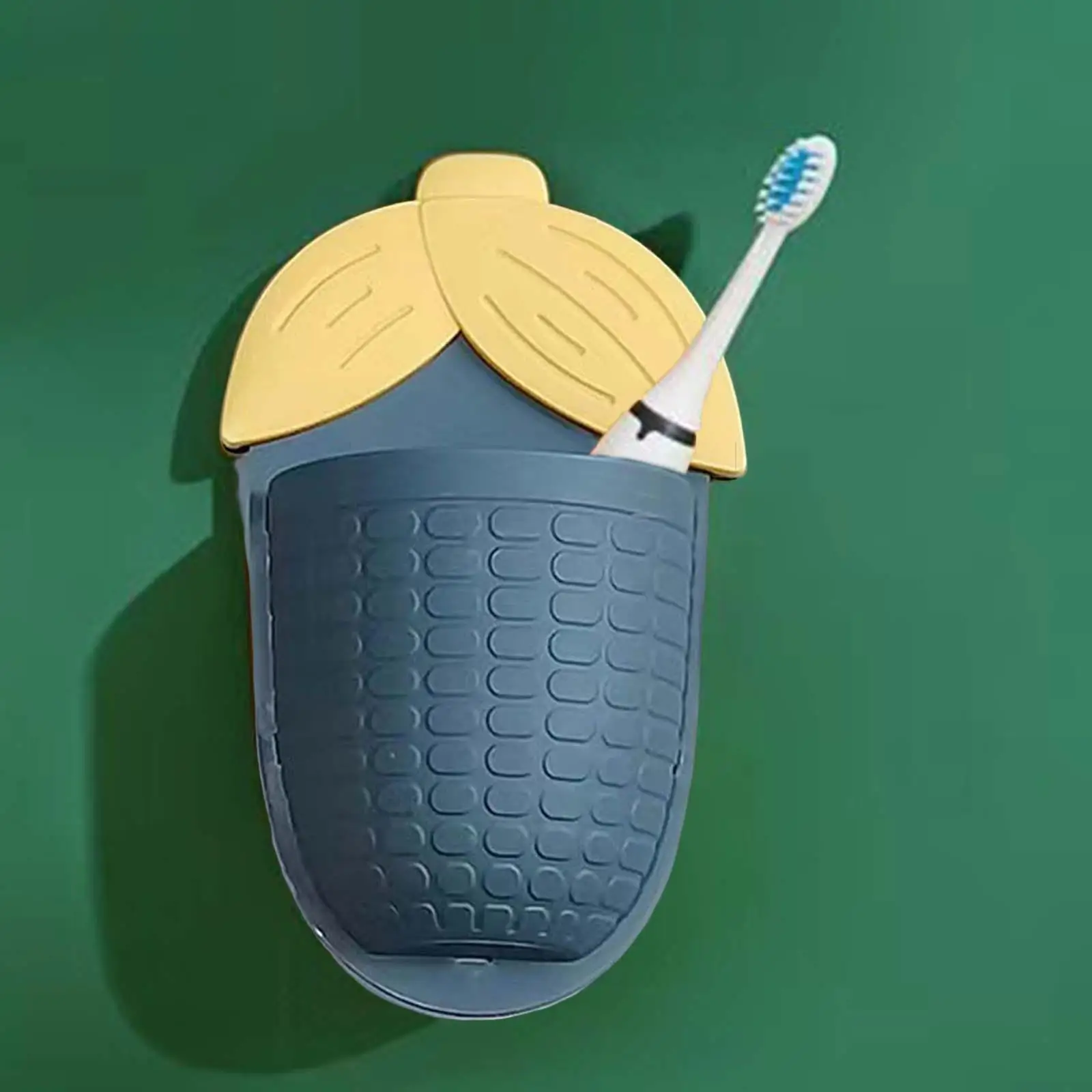 

Self Adhesive Wall Mounted Storage Organizer Bin Utensil Holder with Drain Hole for Shower