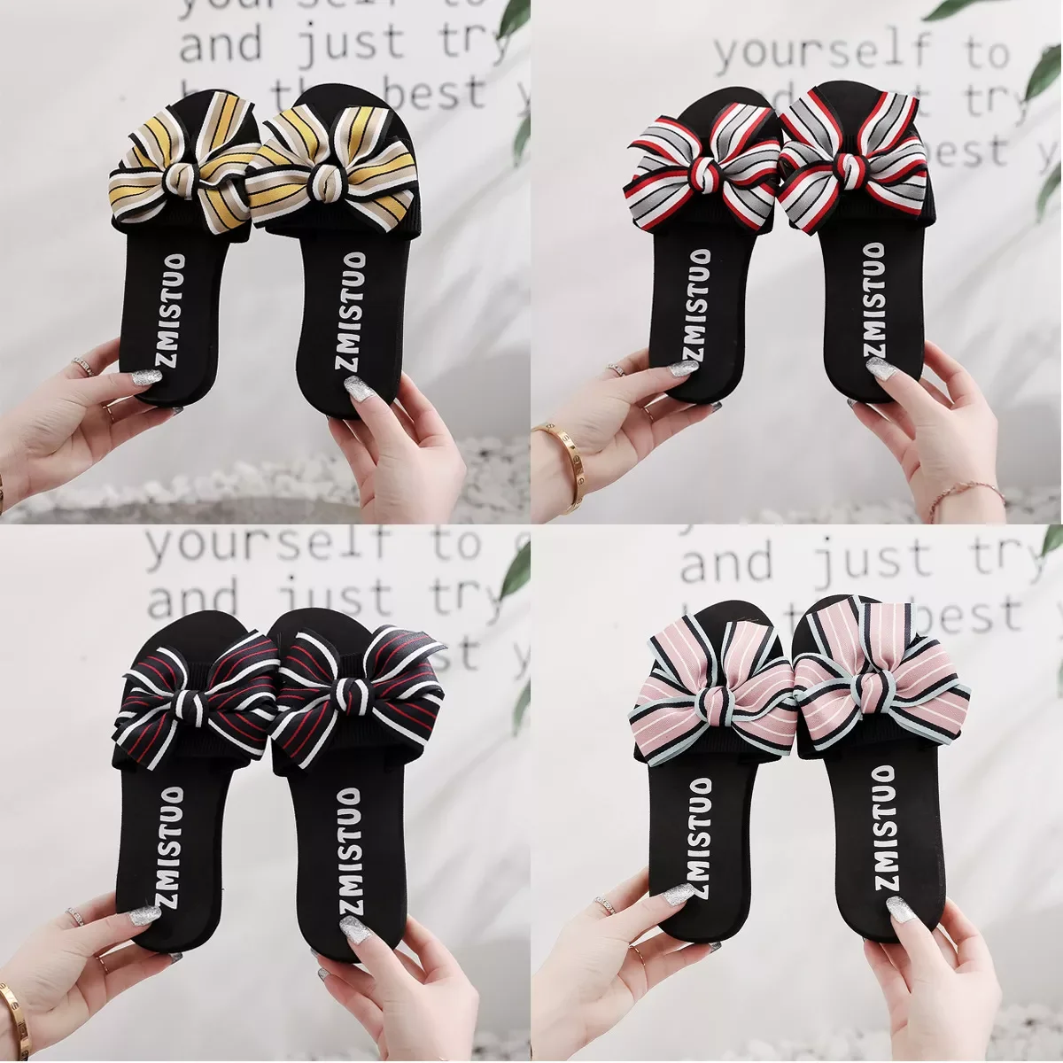 

NEW 2023 spot network red female summer a word is cool bowknot bigger sizes with beach sandals shoes for women's shoes