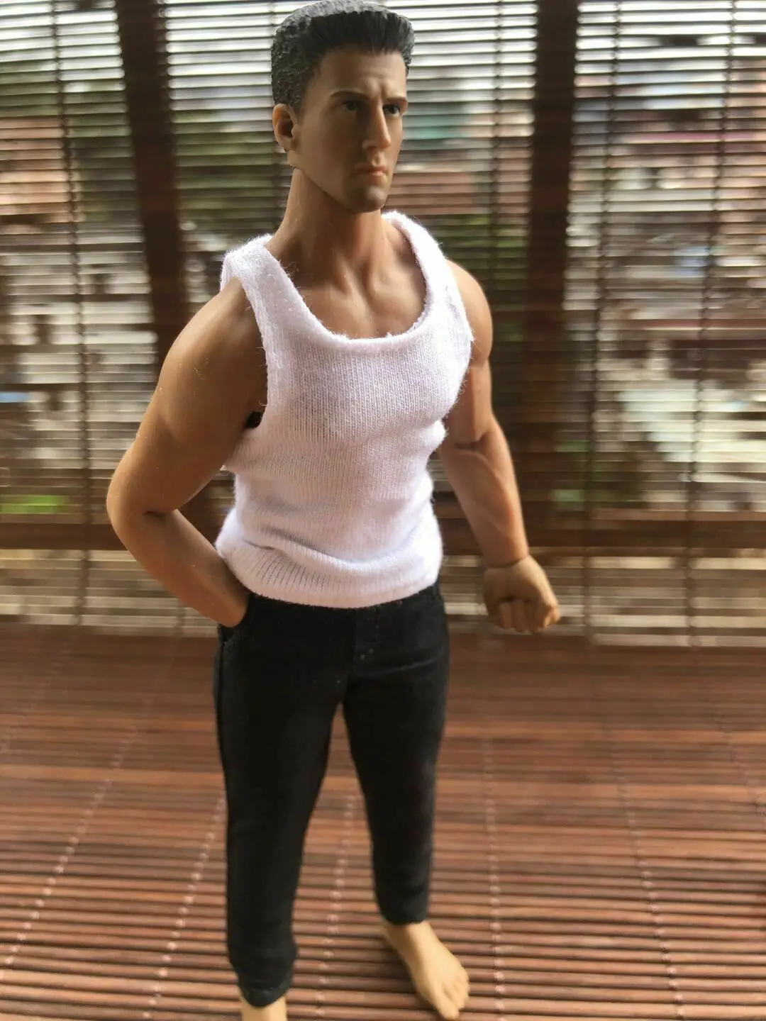 

1/12th Casual Pants+vest Set Model for 6" SHF DAM Body Figure Doll