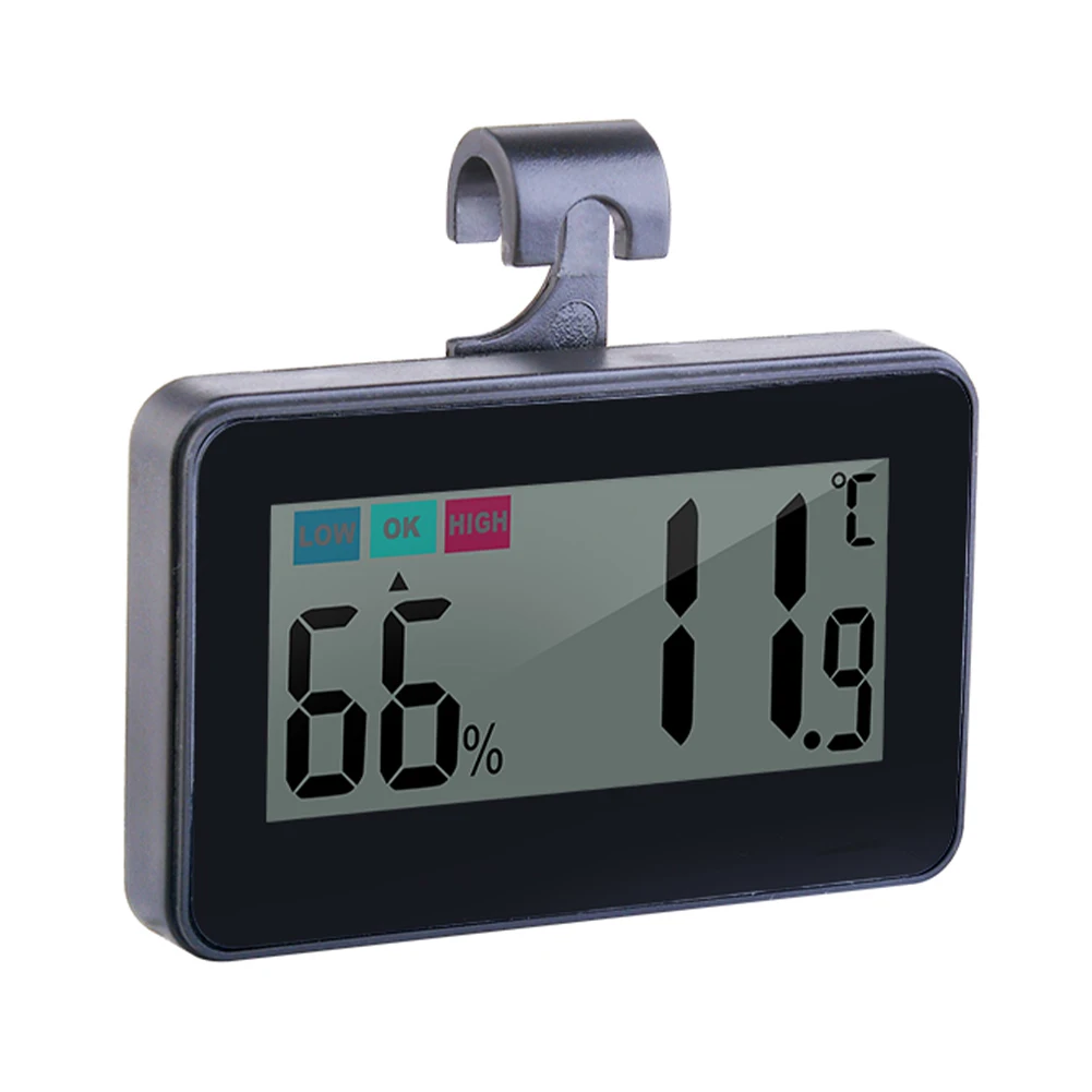 

Thermometer Hygrometer Digital Display Home Office Easy Read Humidity Meter Portable Magnetic For Indoor Temperature Gauge Mini