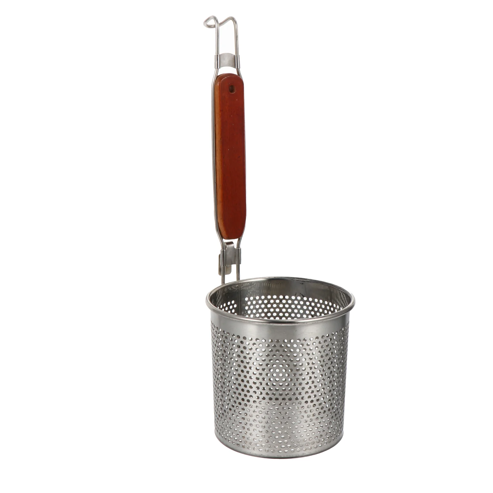 

Strainer Basket Pasta Skimmer Mesh Noodle Spoon Frying Handle Ladlewith Insert Colander Spaghetti Kitchen Deep Stainless Metal