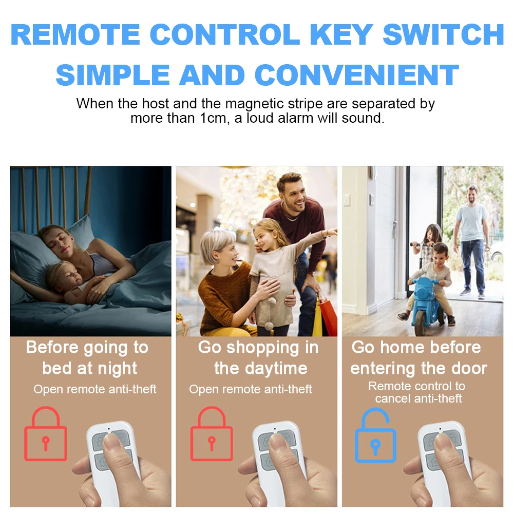 Беспроводная дистанционная дверная сигнализация магнитный датчик домашняя