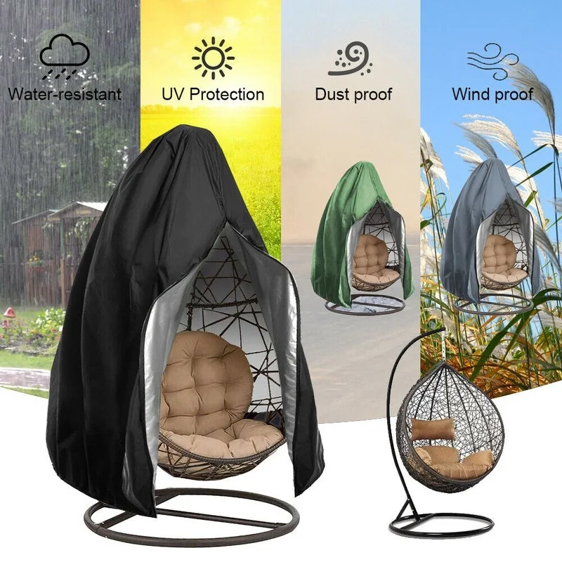 

Outdoor Swing Chair Eggshell Dust Cover Swing Cover Zipper Models