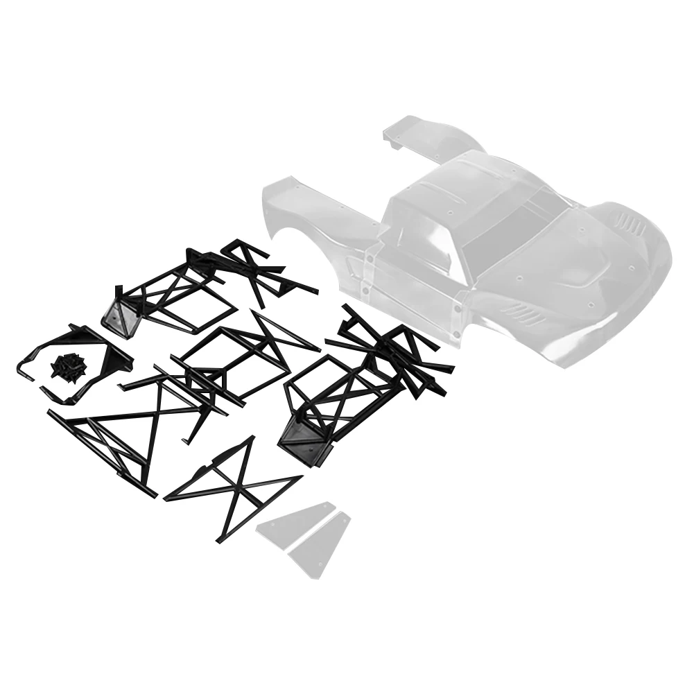 

LT Body Shell & Roll Cage Kit for 1/5 Hpi Rofun Rovan KM Baja 5T 5SC Modified WLT Rc Car Parts