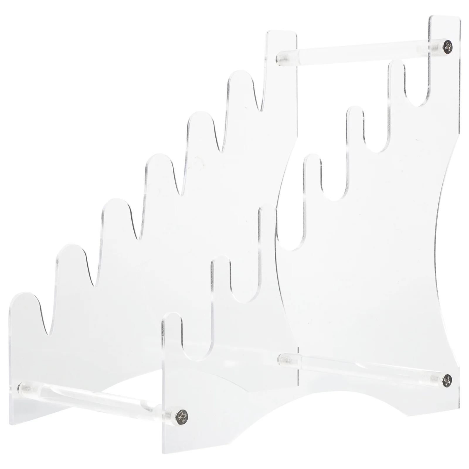 

Acrylic Trays Display Multi-function Storage Shelf Holder Stand Knife Rack Kitchen Utensil