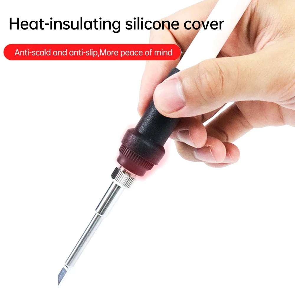 Цифровой электронный паяльник DC 12-24 В 75 Вт