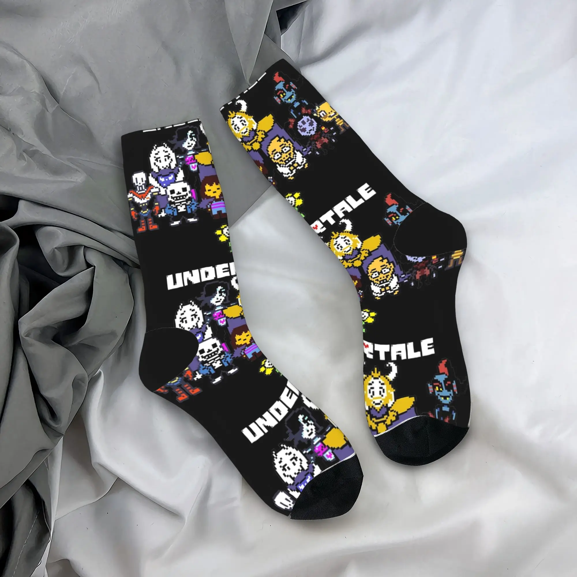 Осенне-зимние ретро унисекс носки для видеоигр Undertale дышащие футбольные Sans Papyrus