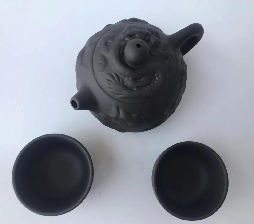 Акция! Глиняный чайный горшок из исинской глины керамический пуэр олун 125 мл