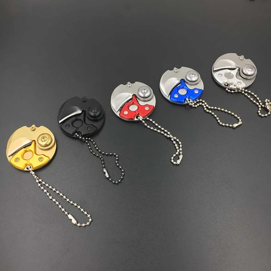 Складной нож из углеродного волокна и стали с ручкой для выживания в кемпинге