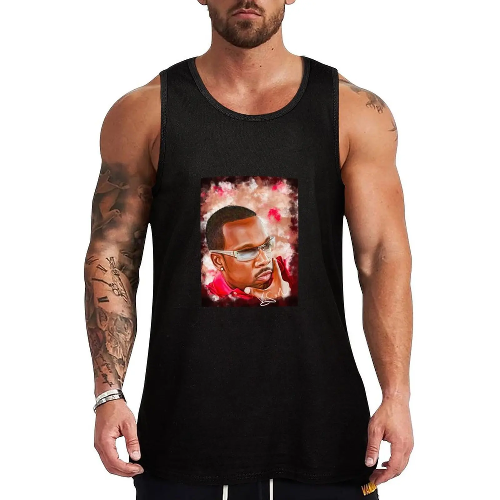 Фото Майка NE 4 Lyfe Mike Bivins Design, спортивная майка для тренировок и бега №1