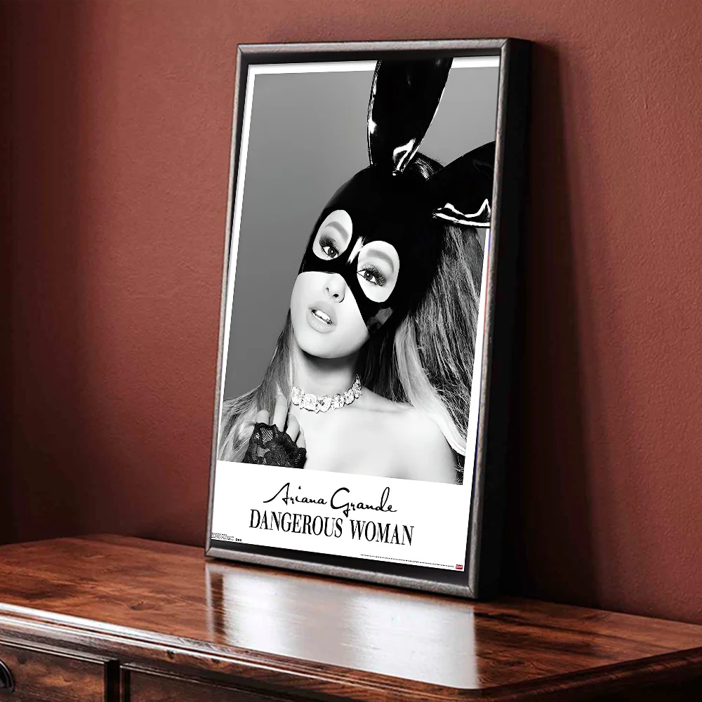 A-Ariana G-Grande Anime Posters Sticky HD Quality Wall Art Retro For Home Kawaii Room Decor