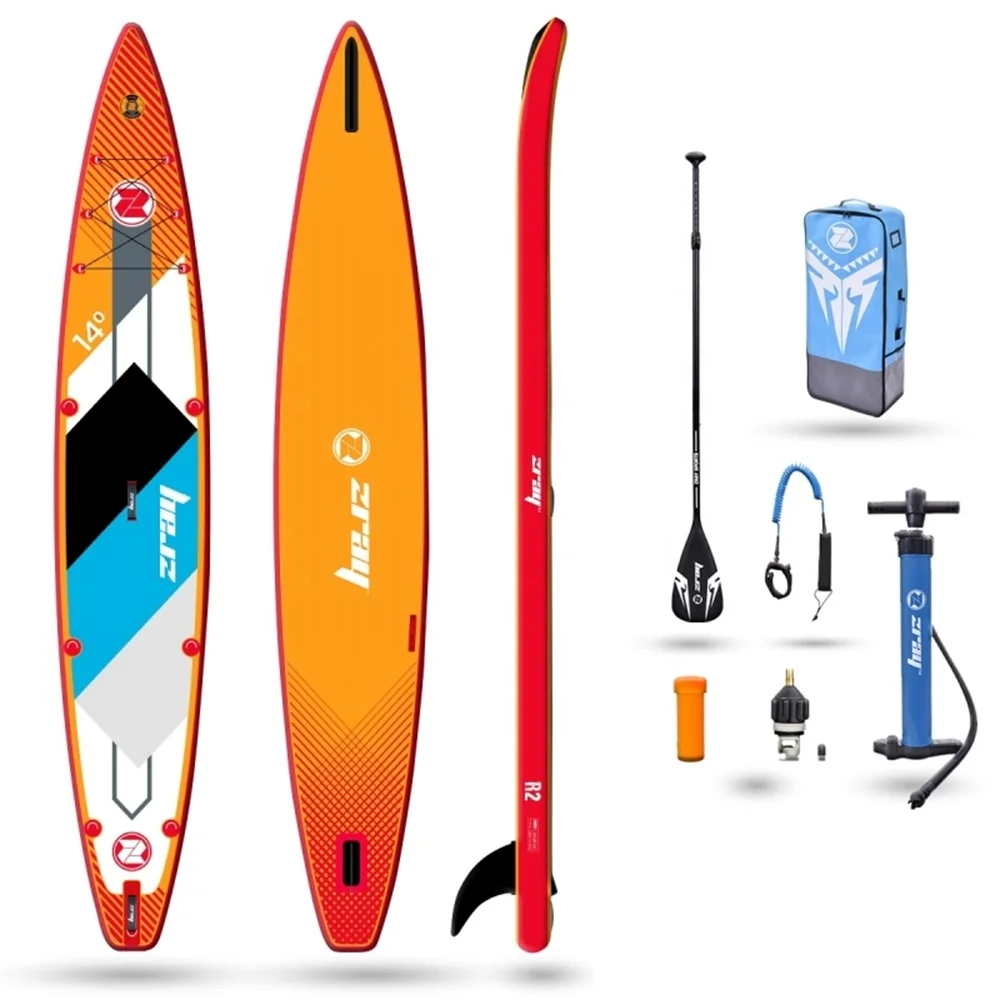 

Jilong Zray Bullet Shape Rapid Pro высокоскоростной Sup 14 футов, надувные доски для серфинга