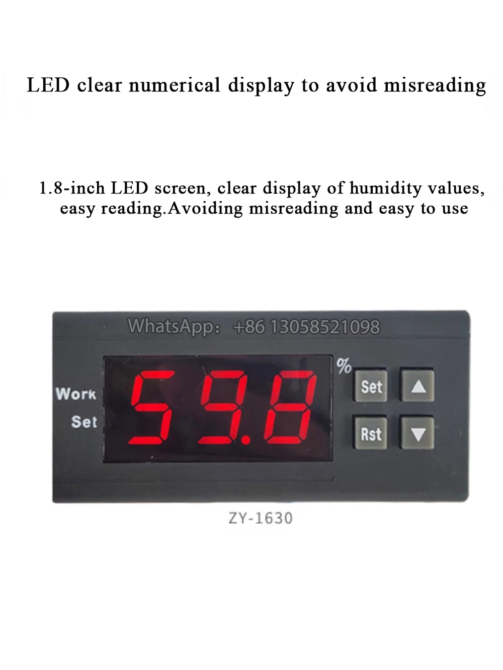 I-SMART AC110-220V DC 12V 24V двойной цифровой термостат контроль температуры и влажности