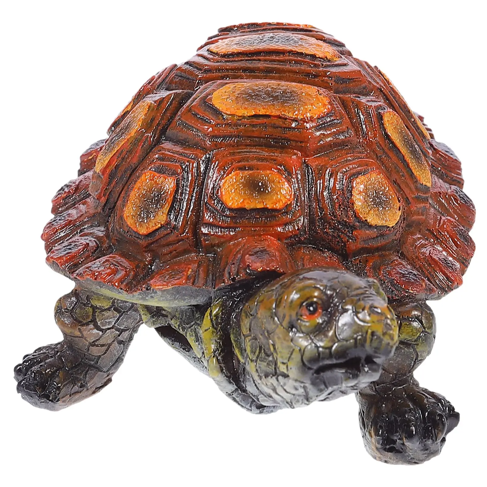 

Resin Turtle Tortoise Statue Tabletop Ornament Outdoor Garden Patio Adornment