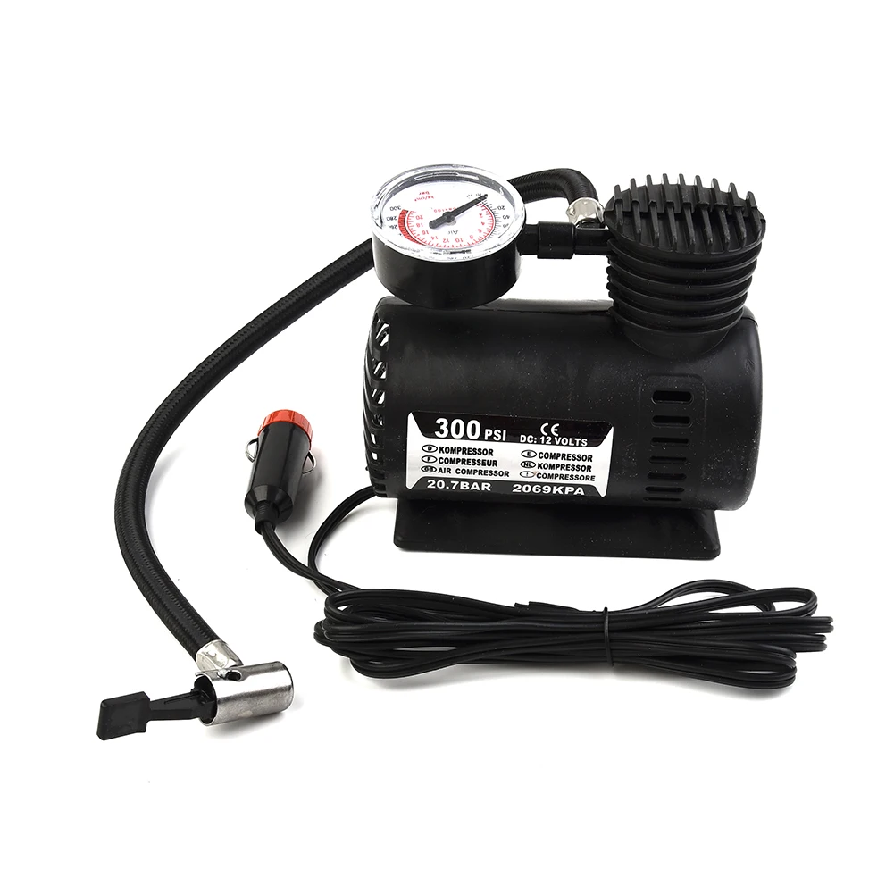 300psi 12v Car Electric Air Pump Automatic Tire Pressure Tes