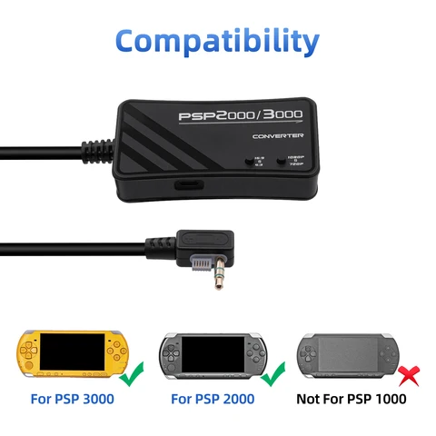 Многофункциональный HDTV с разрешением 720p/1080p, HDMI-совместимый аудиоадаптер Vdeo, кабель-конвертер для игровой консоли PSP 2000/3000