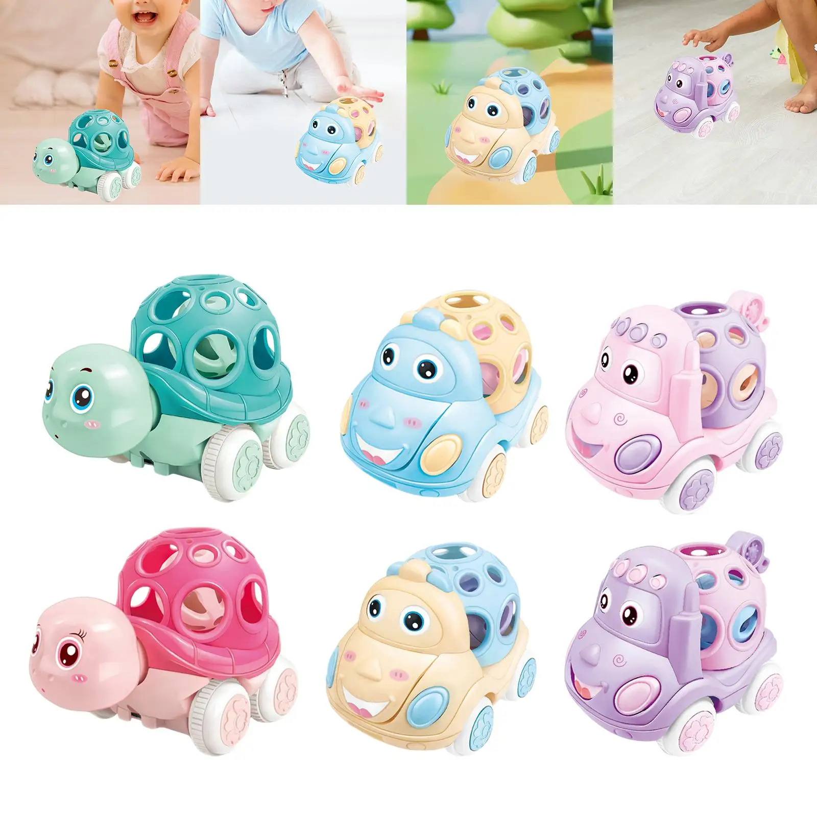 Игрушечный Грузовик Монтессори Для Мальчиков И Девочек Мягкий Инерционный