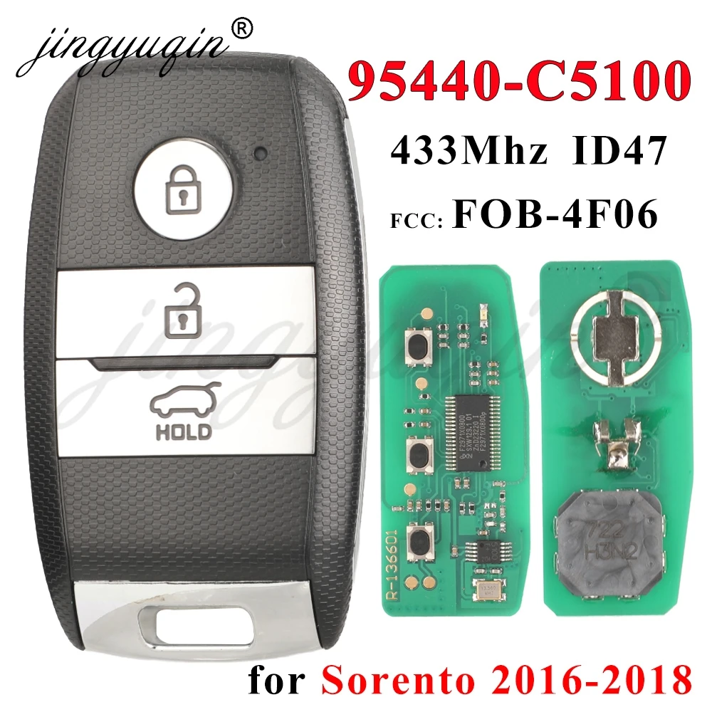 Jingyuqin автомобильный ключ дистанционного управления для KIA Sorento 2015 2016 2017 2018 95440-C5100