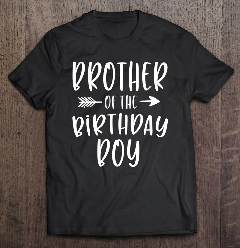 

Футболка мужская оверсайз с надписью «Brother Of The Birthday»
