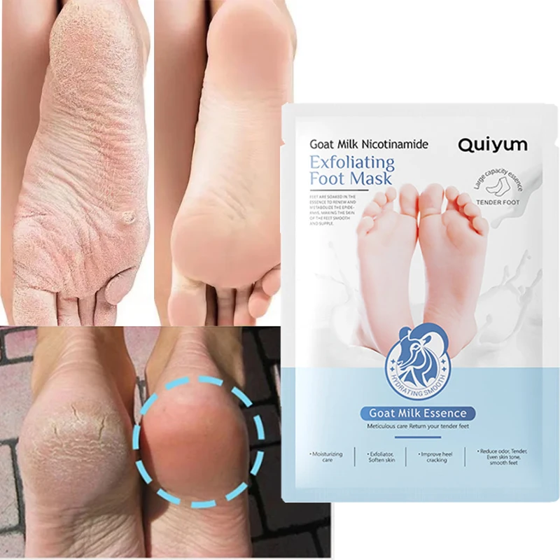 

Feet Exfoliating Foot Masks Anti-drying Remove Dead Skin Heels Peeling Mask Mildly Nourish Soothes Repairing Foot Care Products