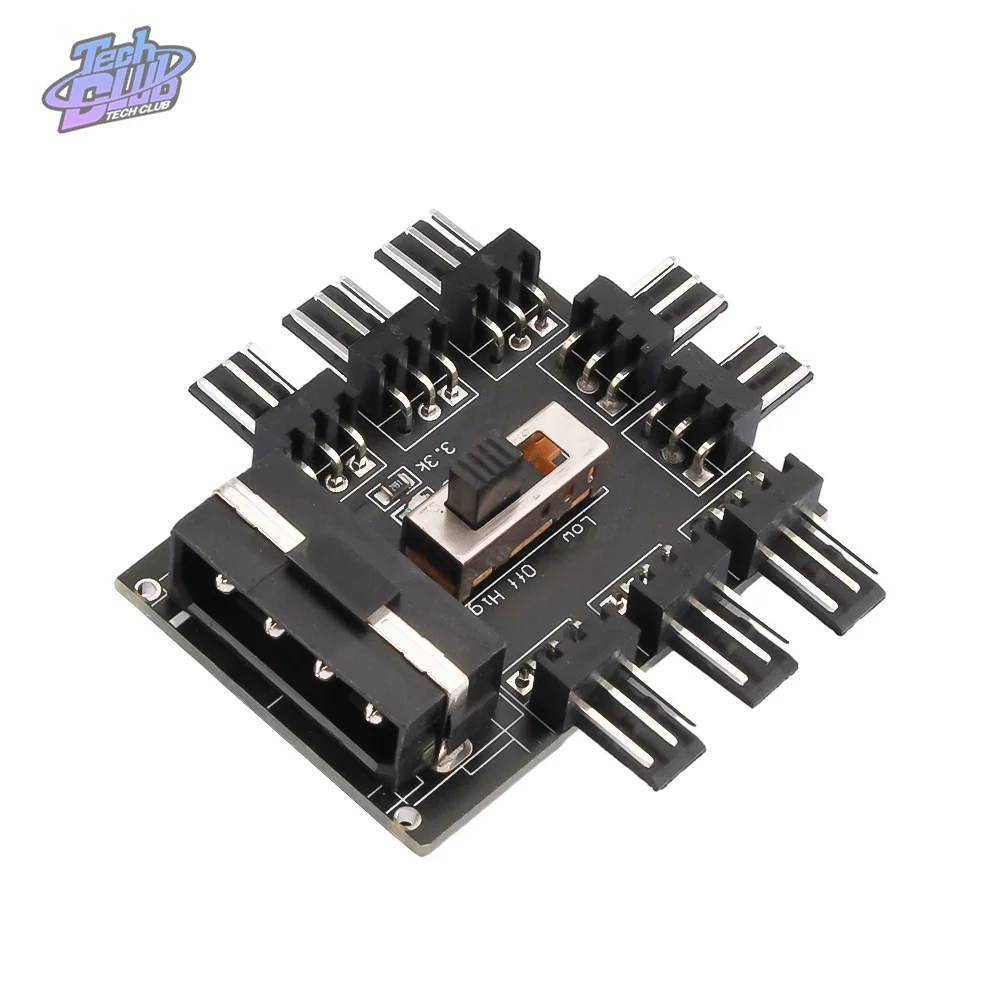 2 Level Speed Control Pc Computer 4pin/sata Adapter