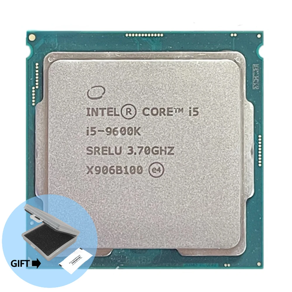 

Процессор Intel Core i5-9600K i5 9600K 3,7 ГГц шестиядерный шестипоточный процессор 9M 95W LGA 1151