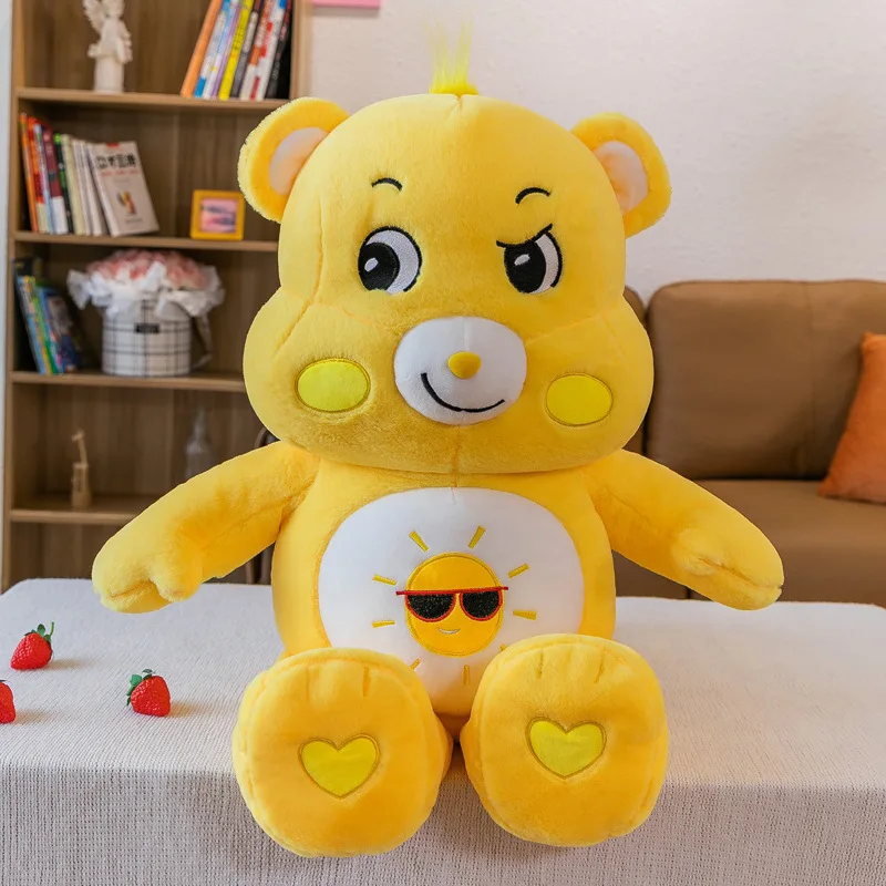 MINISO Радужный медведь, плюшевые игрушки, милые медведи для ухода, плюшевые игрушки, мягкие куклы, домашний декор, плюшевый мишка, плюшевые подушки для сна, подарок другу (art.: 3920d2e047d0e) - 3920d2e047d0e