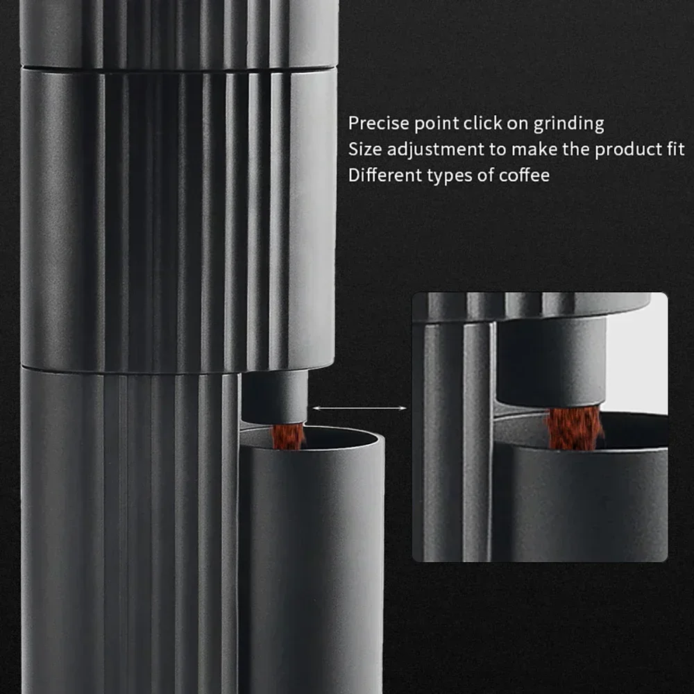 110 В-240 В CAFEMASY умная мини электрическая кофемолка 420 из нержавеющей стали