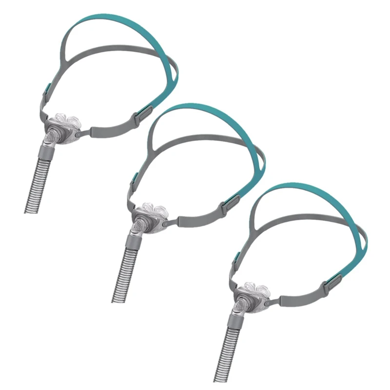 

3X For BMC-P2 CPAP Nasal Pillow Case W Headgear S M L Cushions Sleep Helper For Snoring