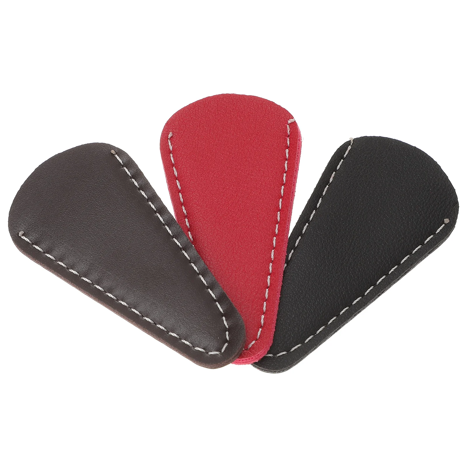 

3 Pcs Embroidery Scissors Headgear Protective Cover Protection Container Collect Bag