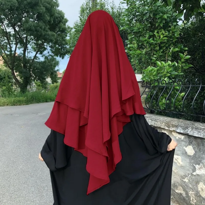 Muslim Shopee Middle East Dubai Turkish Headscarf Indonesia Malaysian Shawl Covering A Woman's Head Scarf Ice Silk Crepe